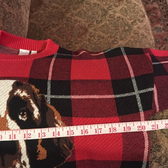 TWIK MENS SWEATER RED/ BLACK AND WHITE IN EUC - Picture 8 of 10